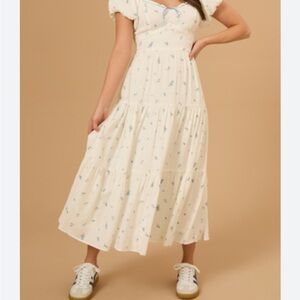 Willow Floral White Dress Altar’d state baby bridal shower dress